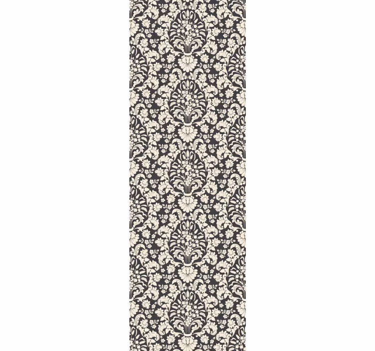 Papier peint classique  d'éléments floraux - TenStickers