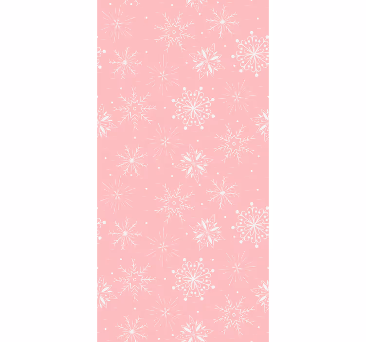 Papier peint Noël scène festive de rennes - TenStickers