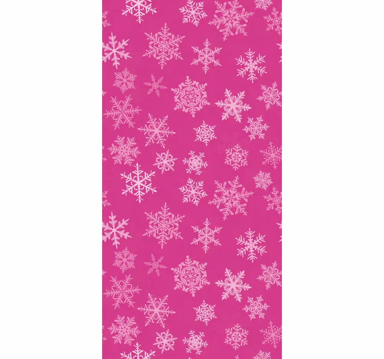 Papier peint Noël flocons de neige de vacances - TenStickers