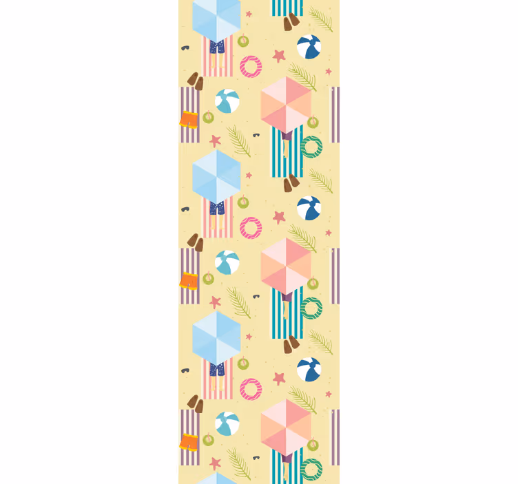 Papier peint Noël éléments saisonniers ludiques - TenStickers