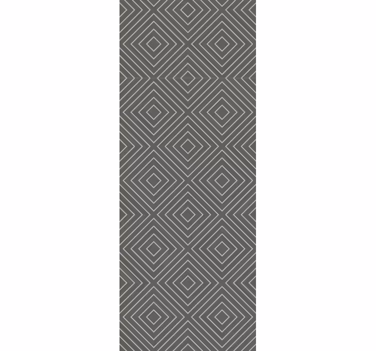 Papier peint salon  de carrés blancs et gris - TenStickers
