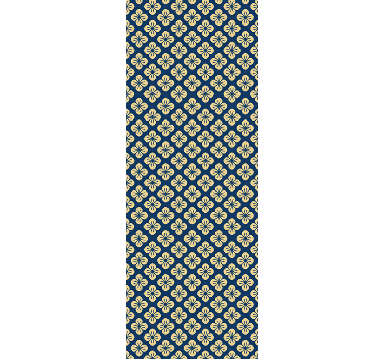 Papier peint fleuri motif ornemental - TenStickers