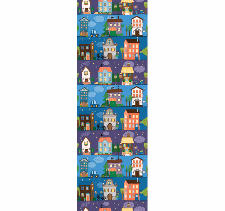 Papier peint pays l'heure du conte urbaine - TenStickers