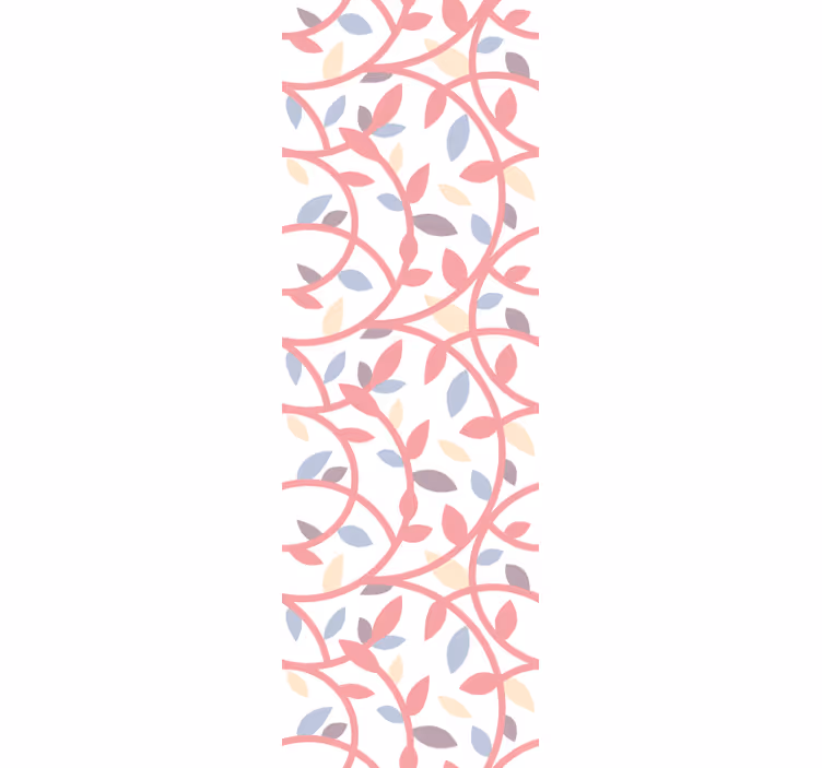 Papier peint ornemental vignes entrelacées - TenStickers
