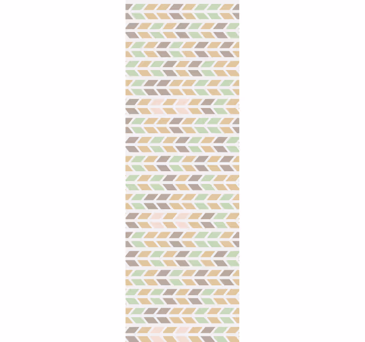 Papier peint lignes horizontales motif de flèche à chevrons - TenStickers
