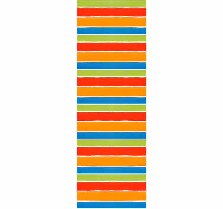 Papier peint rayures lignes colorées - TenStickers