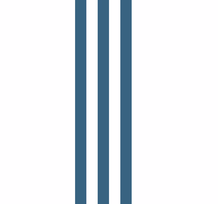 Papier peint rayures motif vertical bleu marine - TenStickers