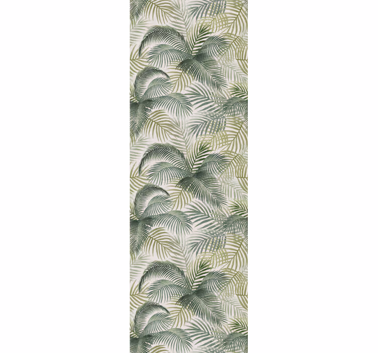 Papier peint nature Feuilles vertes sauvages dans la nature - TenStickers