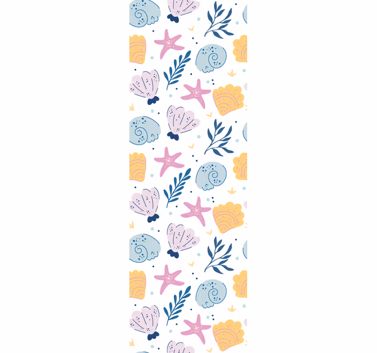Papier peint coquillages coraux étoiles de mer - TenStickers