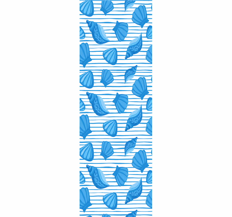 Papier peint nature modèles de coquillages - TenStickers