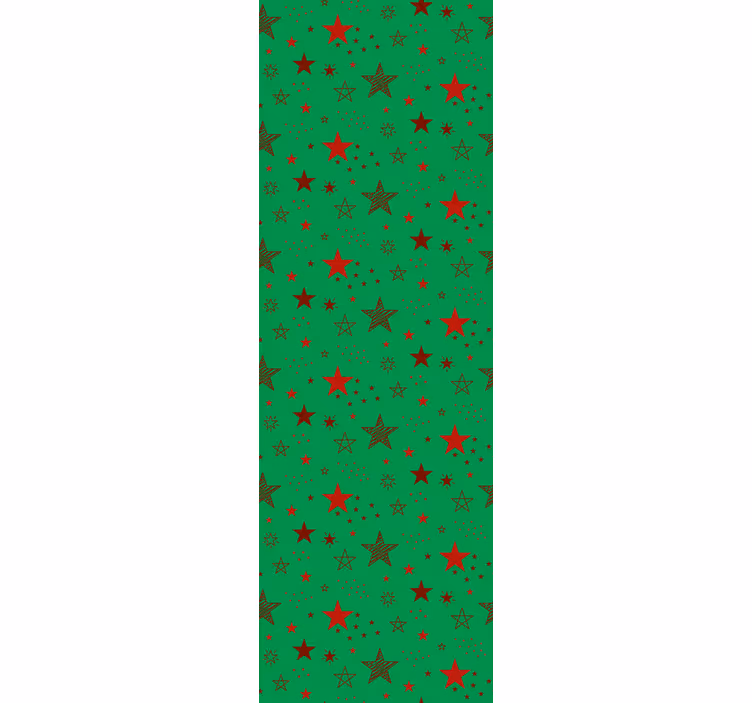 Papier peint Noël motif d'étoile festive - TenStickers