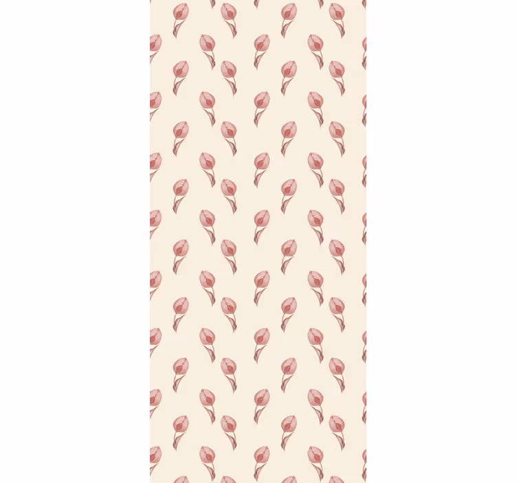 Papier peint floral motif floral continu - TenStickers