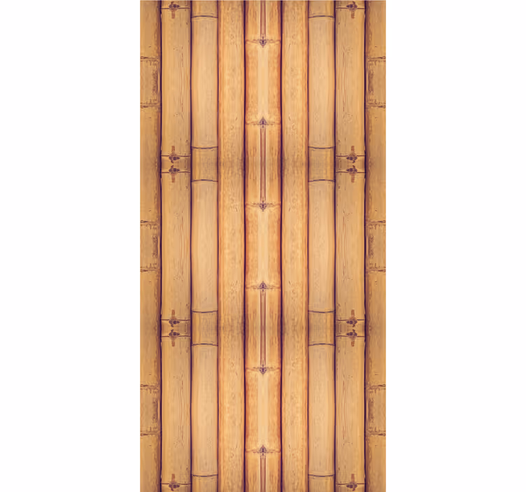 Papier peint bois Effet de texture de bois de bambou - TenStickers