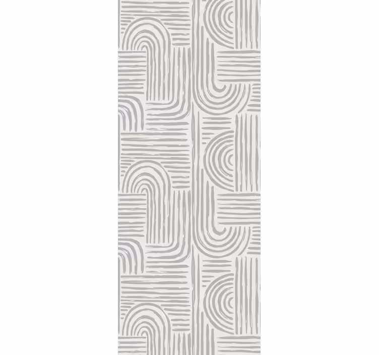 Papier peint design Nouveau  beige de style moderne - TenStickers