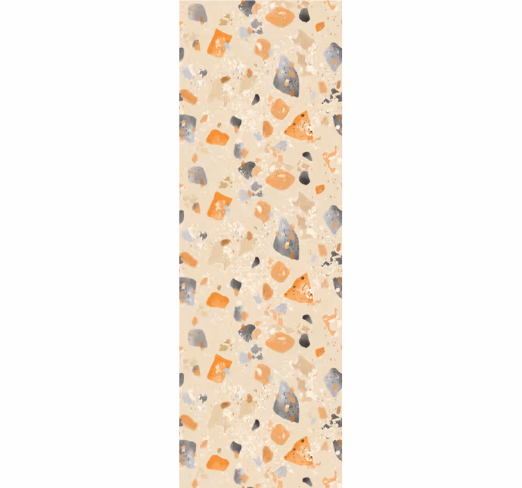 Papier peint motif motifs de pierre géométriques - TenStickers