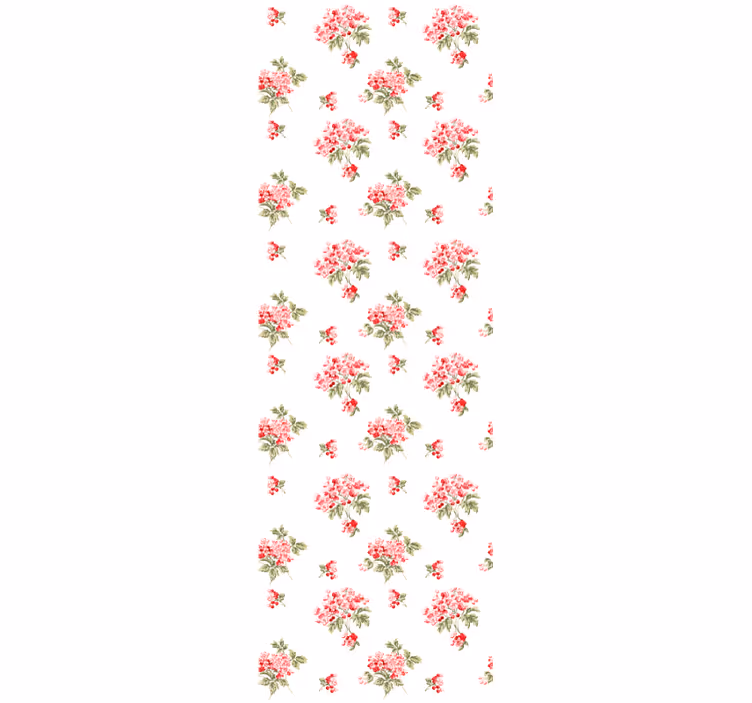 Papier peint floral motifs arrangements vintage - TenStickers