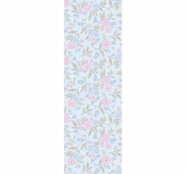 Papier peint chambre adulte fleurs délicates - TenStickers
