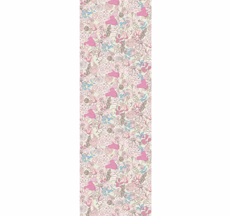 Papier peint fleuri jardin classique vintage - TenStickers
