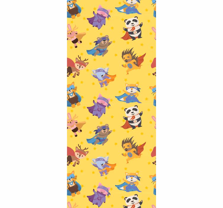 Papier peint animaux super-héros - TenStickers