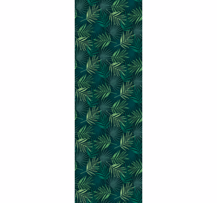 Papier peint feuillage motif vert réaliste - TenStickers