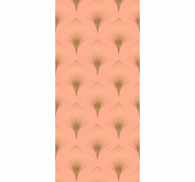 Papier peint fleuri motif élégant de palmiers - TenStickers