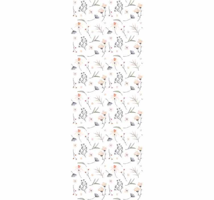 Papier peint floral composition florale délicate - TenStickers