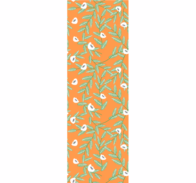 Papier peint floral composition botanique des feuilles - TenStickers