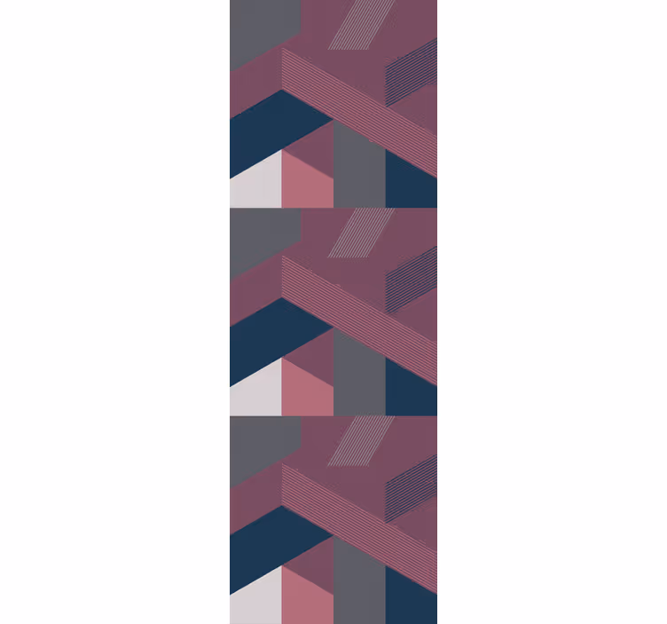 Papier peint design Formes géométriques au décor éclectique - TenStickers