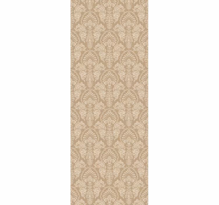 Papier peint baroque motif floral classique - TenStickers