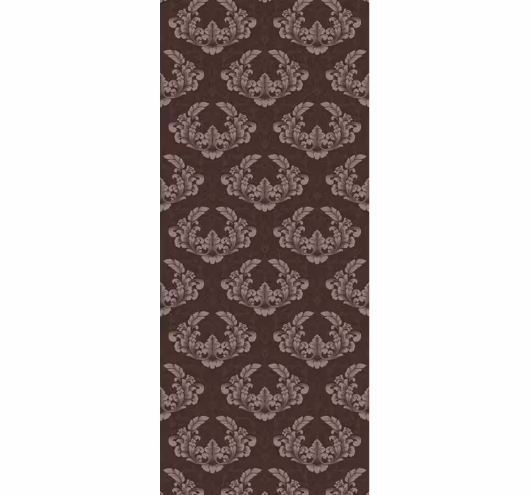 Papier peint baroque motifs floraux classiques - TenStickers