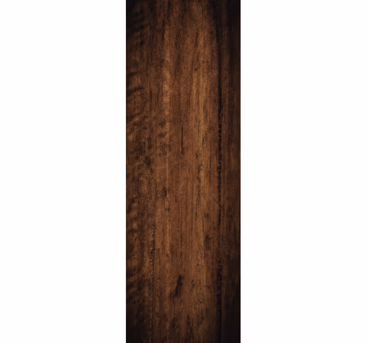 Papier peint bois Bois brut patiné brun foncé - TenStickers
