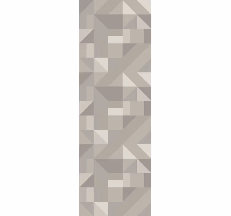 Papier peint formes géométriques teintes beiges neutres - TenStickers