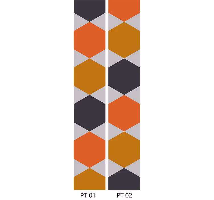Papier peint formes géometriques structures en nid d'abeille - TenStickers
