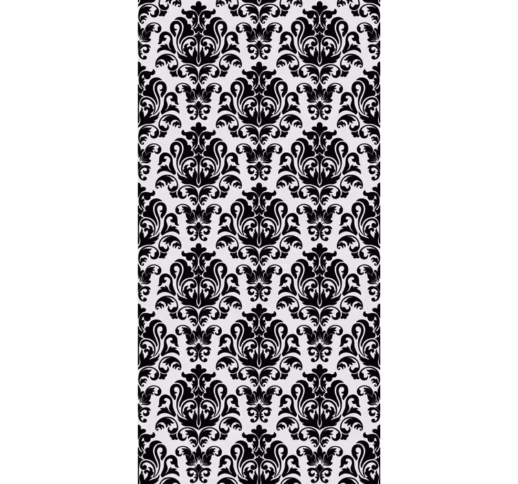 Papier peint chambre  noir classique hollywood-regency - TenStickers