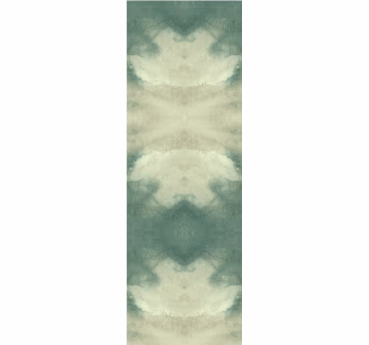 Papier peint design Texture de traits de peinture verte - TenStickers