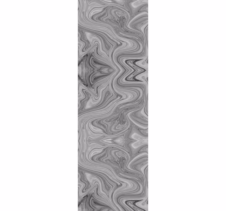Papier peint design  de spirales de peinture grise - TenStickers