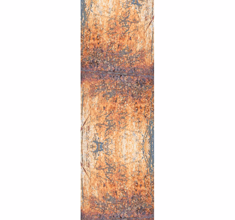 Papier peint imitation mur beton  béton marron et gris - TenStickers