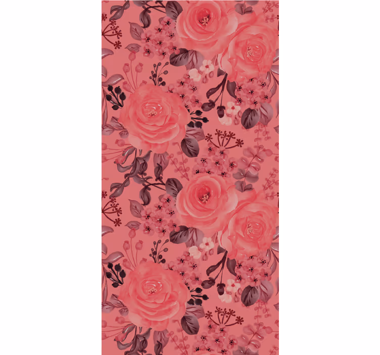 Papier peint fleur Fleurs d'harmonie - TenStickers