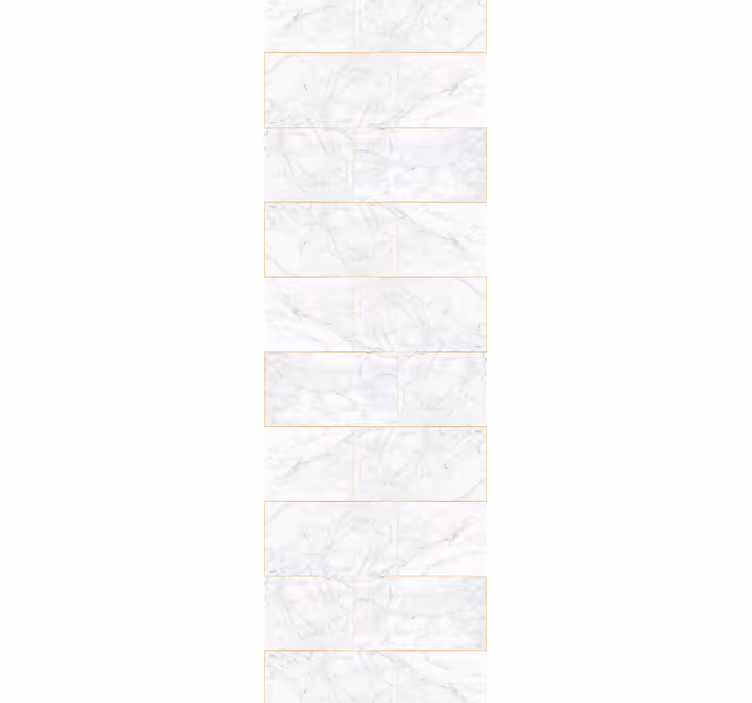 Papier peint marbre élégants carreaux blancs - TenStickers