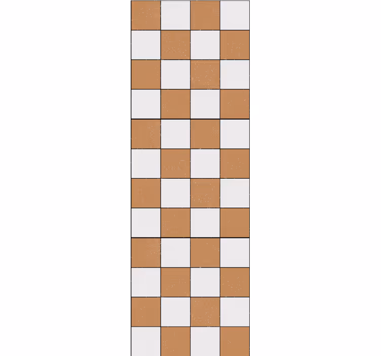 Papier peint carreaux de ciment motif carré - TenStickers