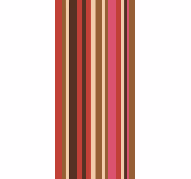 Papier peint ligne verticale  rayé bohème - TenStickers