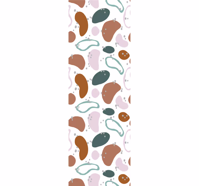 Papier peint moderne forme abstraite - TenStickers