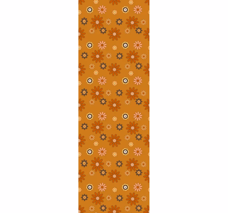 Papier peint vintage Le pouvoir des fleurs des années 60 - TenStickers