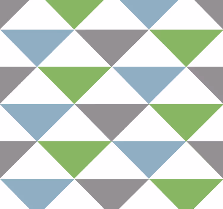 Papier peint bureau triangles colorés - TenStickers