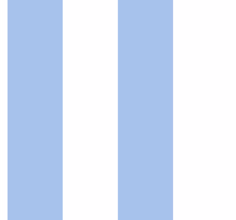 Papier peint lignes verticales nuances de bleu et de blanc - TenStickers