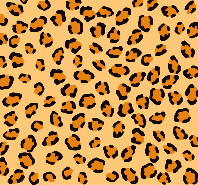 Papier peint léopards motif imprimé léopard - TenStickers