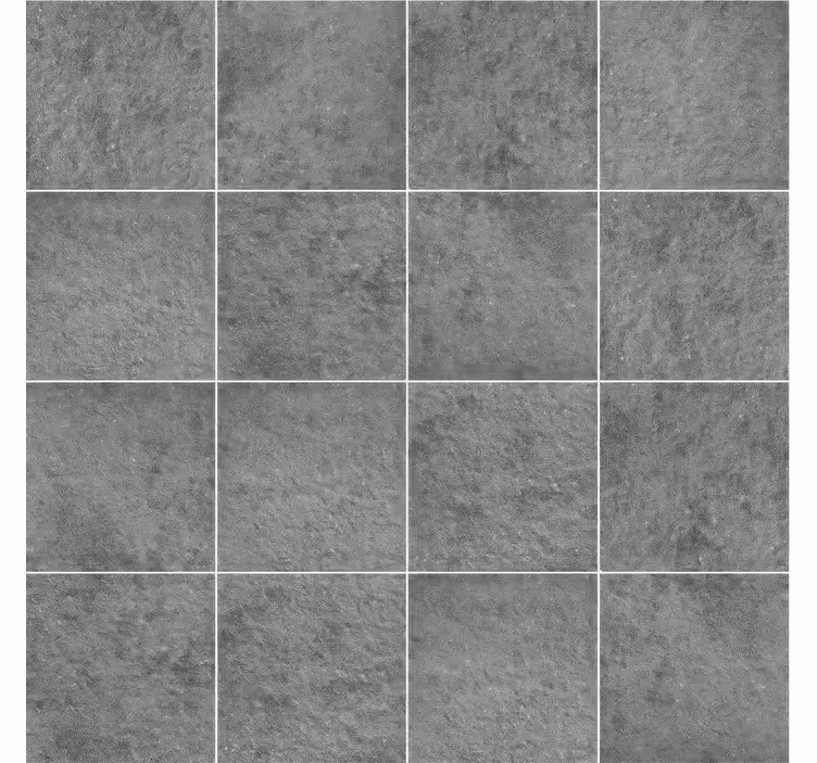 Papier peint carreaux de ciment nuances de gris - TenStickers