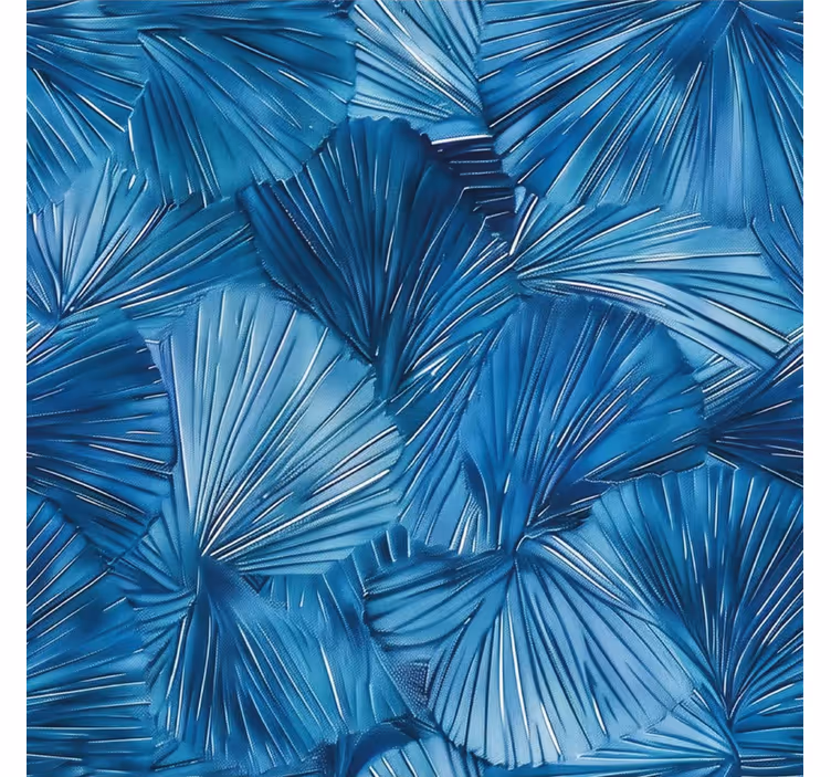Papier peint moderne bleu abstrait - TenStickers