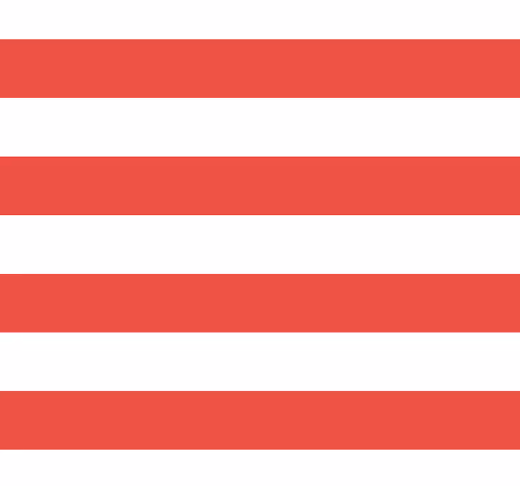 Papier peint rayé rouge et blanc - TenStickers