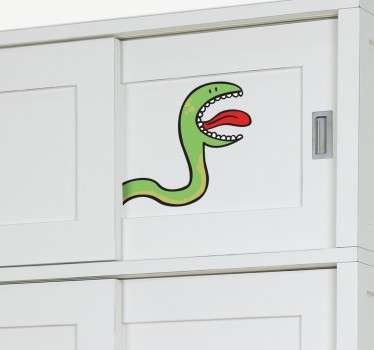 Sticker enfant serpent pour armoire